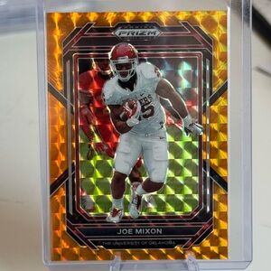 🔥 2023 Joe Mixon Panini Prizm Gold Draft Picks /39. Mint condition
